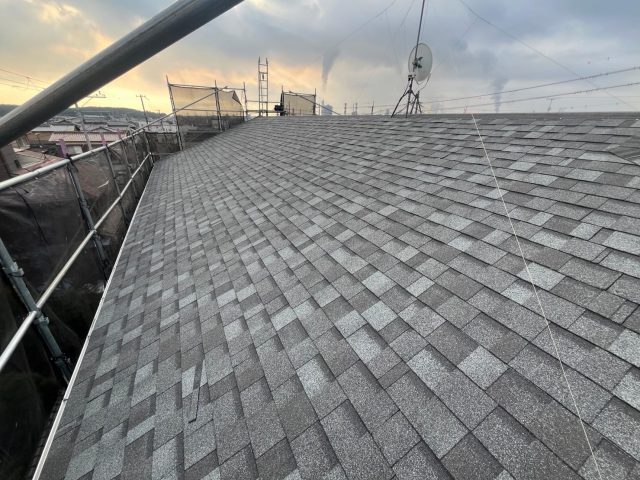 加古川市のリッジウェイを使用したカバー工事